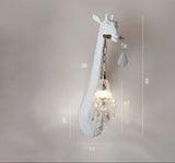 LuxeSafari Light - Dekorativ Giraff-LED-vägglampa Carvallo