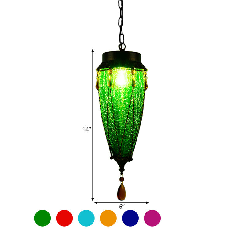 Vintage Stil Hänglampa – Färgglad Elegans i Art Deco-stil Carvallo