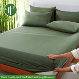 Sommar Cool Bamboo Fiber Fitted Sheet – Lyxig Andas Komfort Carvallo