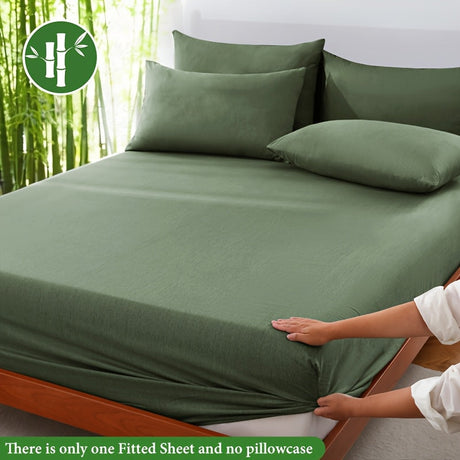 Sommar Cool Bamboo Fiber Fitted Sheet – Lyxig Andas Komfort Carvallo