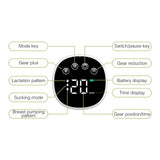 Bärbar elektrisk bröstpump med 180ML kapacitet Carvallo