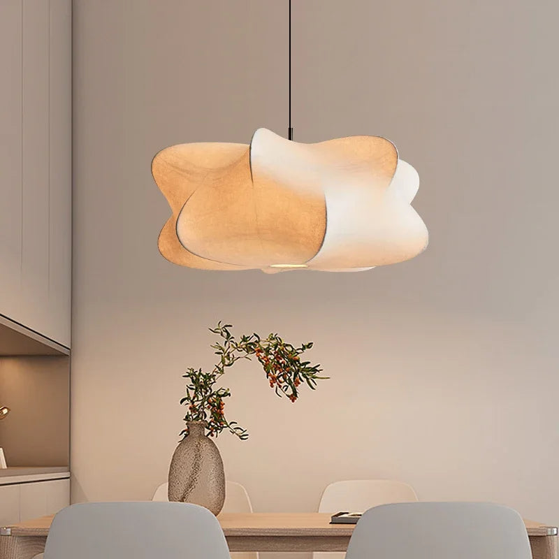 WabiSabi Silk Taklampa – Minimalistisk Japansk Pendellampa Hemnix