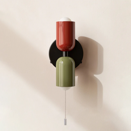 Vägglampa Modern Dubbel Glas Sconce Armatur Carvallo