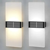 Carvallo Solar-Vägglampa Utomhus | Minimalistisk Design | IP65 Väderbeständig | LED-teknik | 58x30x140 cm Carvallo