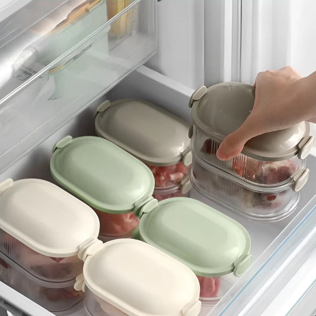 SpiceStack – Stapelbar ört- och kryddförvaringslåda i 3 nivåer | Lufttät, platsbesparande köksorganisatör MILA Sverige