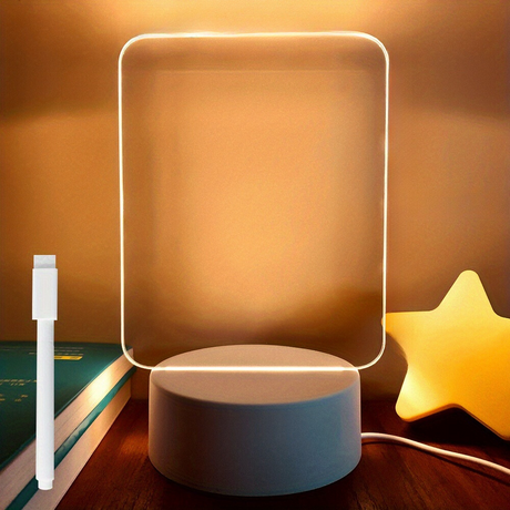 NoteGlow - LED Notitietavla Nattlampa med USB Strömförsörjning Carvallo