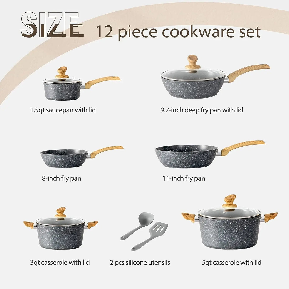 12-delars nonstick kittelförsäljning Carvallo