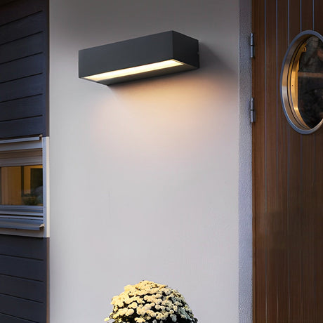 Vägglampa Modern Svart Vattentät Utomhuslampa Carvallo