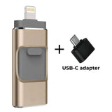 4-i-1 USB Minne - Blixtsnabb Bildöverföring-VaruZ-32 GB-GULD-Hemnix