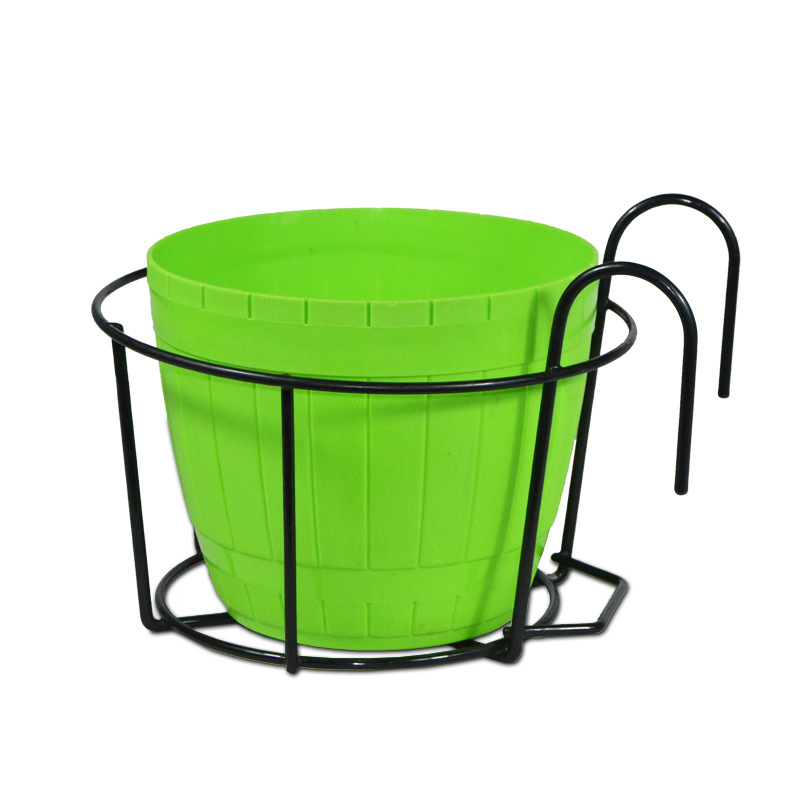 Praktisk krukställ med stabil metallram för balkong och terrass Carvallo