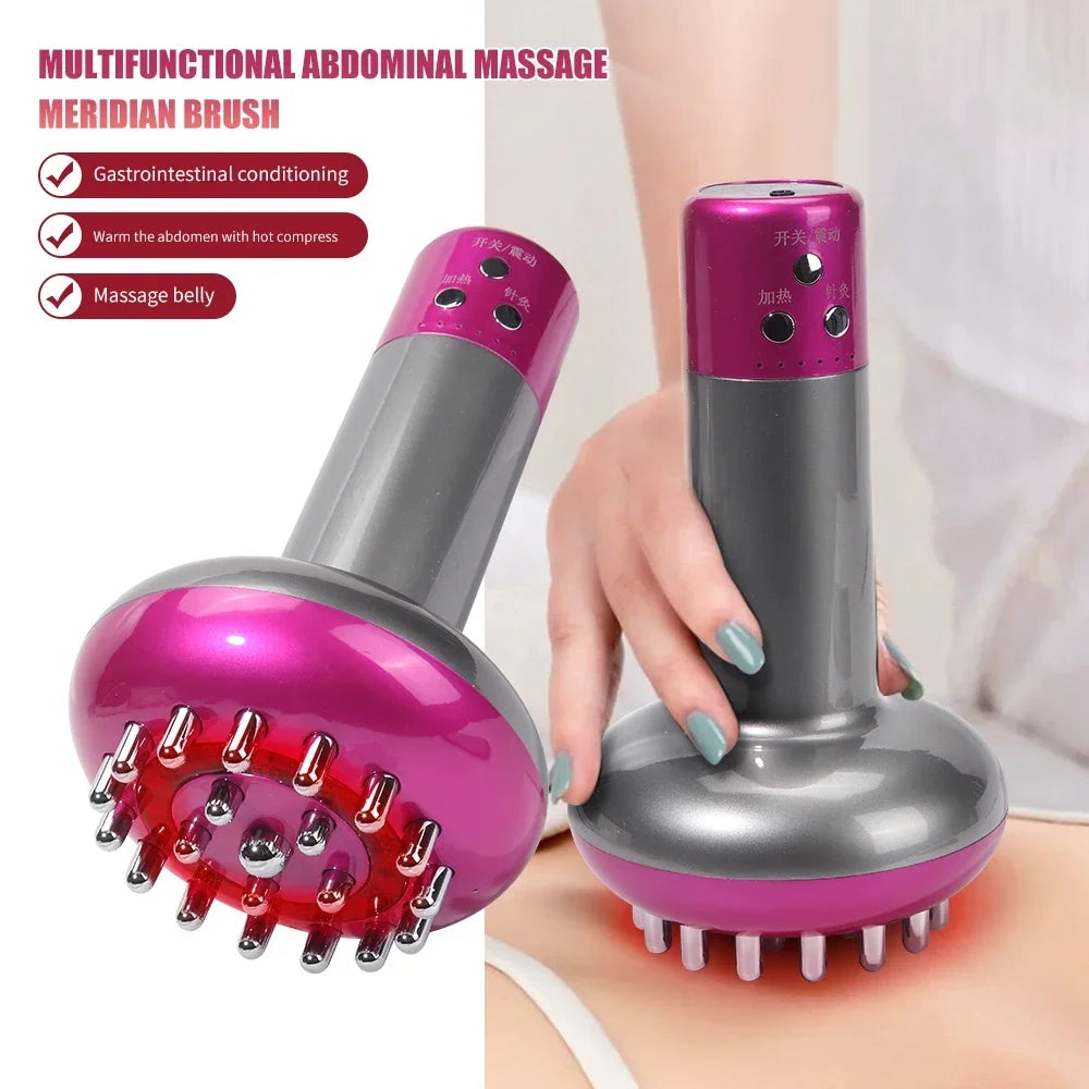Mikroströmsterapi Massager: EMS, Värme, Guasha, Detox & Slimning Carvallo