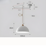 LuxeSwing Light - Nordisk Justerbar LED- Taklampa med Svängarm Carvallo