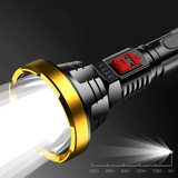 90000LM LED ficklampa – Taktisk söklampa med USB-laddning och superskarp belysning Carvallo