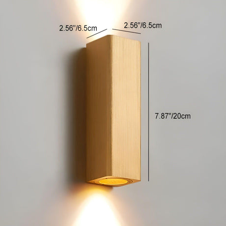Aisle Light – Nordisk Minimalistisk Rektangulär LED Vägglampa Carvallo