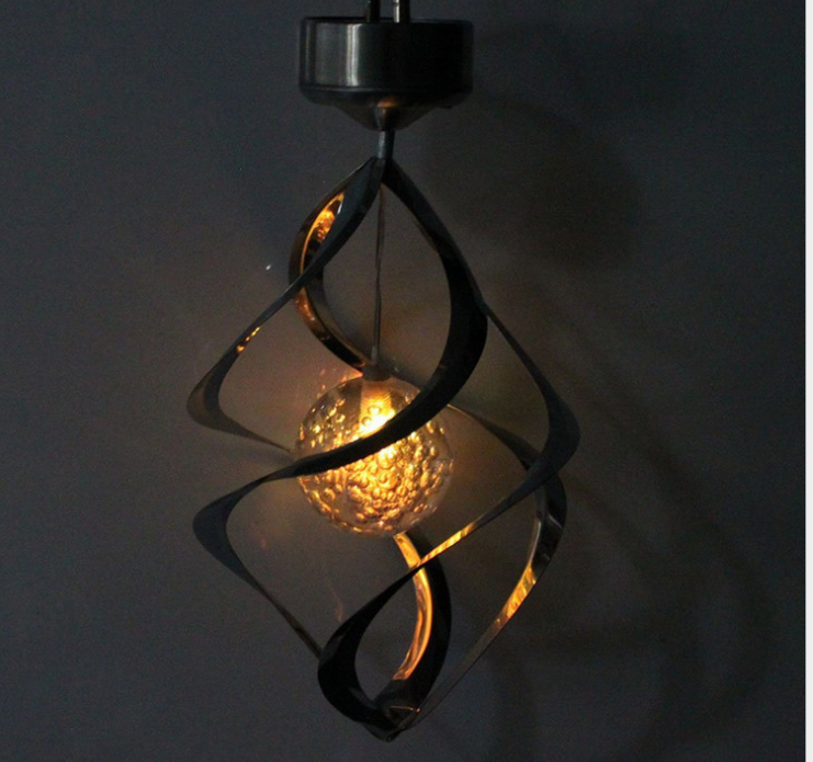 LED Solarsvindspel med färgskiftning – Dekorativ trädgår belysning för utomhusbruk Carvallo