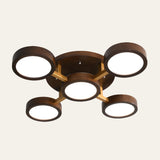 LED Taklampa med Modern Design i Trä Carvallo