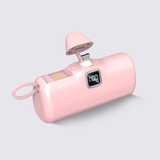 Bärbar Mini Powerbank 5000mAh-Personligt-BB-Rosa-Typ C-Hemnix