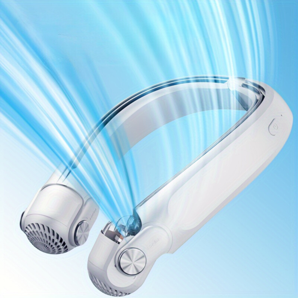 Luxora Bärbar Uppladdningsbar Sommar Resekylfläkt för Nacken Carvallo