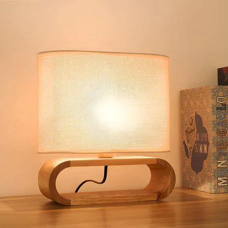 ScandiGlow - Slim sänglampa i trä för en mysig atmosfär Carvallo