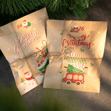 12st God Jul Kraftpapperspåsar - Färdiga Julklappspåsar 13x18cm-Jul-BB-Hemnix