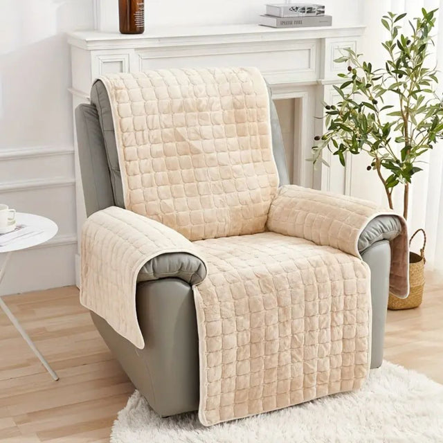 Sammet Grid Recliner Täckning Carvallo