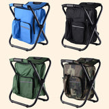 Carvallo Outdoor-Hocker TrekChill SeatCooler | Fällbar campingstol med integrerad kylbox | Vattentät & Bärbar | 150 kg belastningskapacitet Carvallo