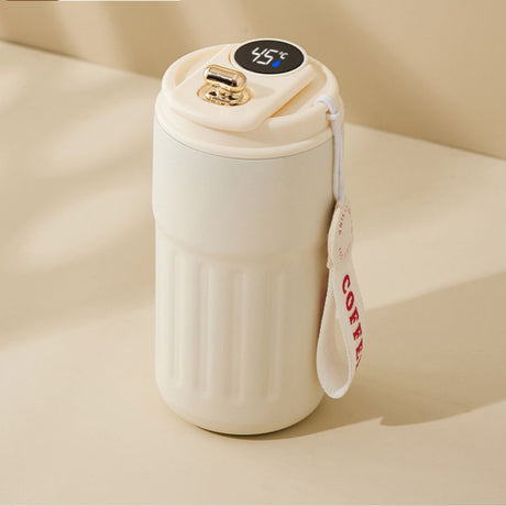 Rostfritt stål kaffekopp med LED temperaturvisning 450 ML Carvallo