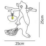Carvallo – Söt ekorre bordslampa med mjukt ljus för en mysig atmosfär Carvallo