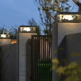 Carvallo - Solcellsdriven utomhusvägg- och golvlampa med modern design Carvallo