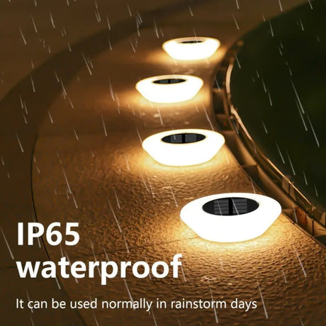 Solar LED utomhus gångvägsbelysning | 4 Pack Carvallo