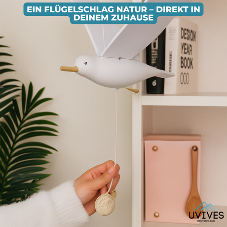 Carvallo – Handgjord mås med fladdrande vingar Carvallo