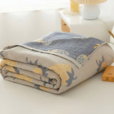 Jordgubbe Gasväv Bomull Filt Carvallo