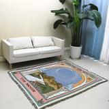 Moon Tarot Tapestry Blanket Carvallo