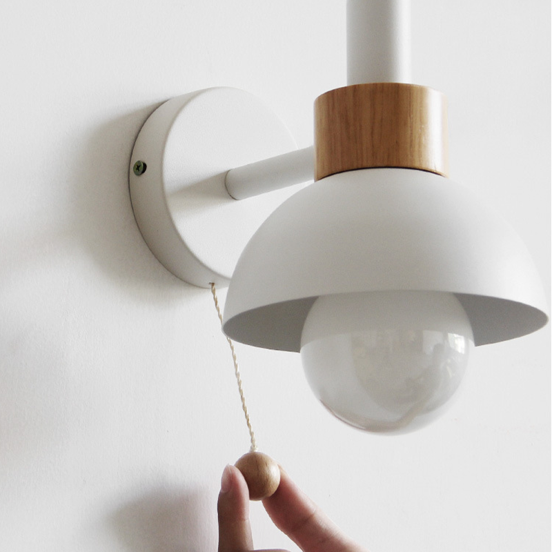 SwitchBeam Ljus - LED Vägglampa i Morandi Stil Tillverkad av Nordisk Metall med Strömbrytare Carvallo