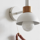 SwitchBeam Ljus - LED Vägglampa i Morandi Stil Tillverkad av Nordisk Metall med Strömbrytare Carvallo