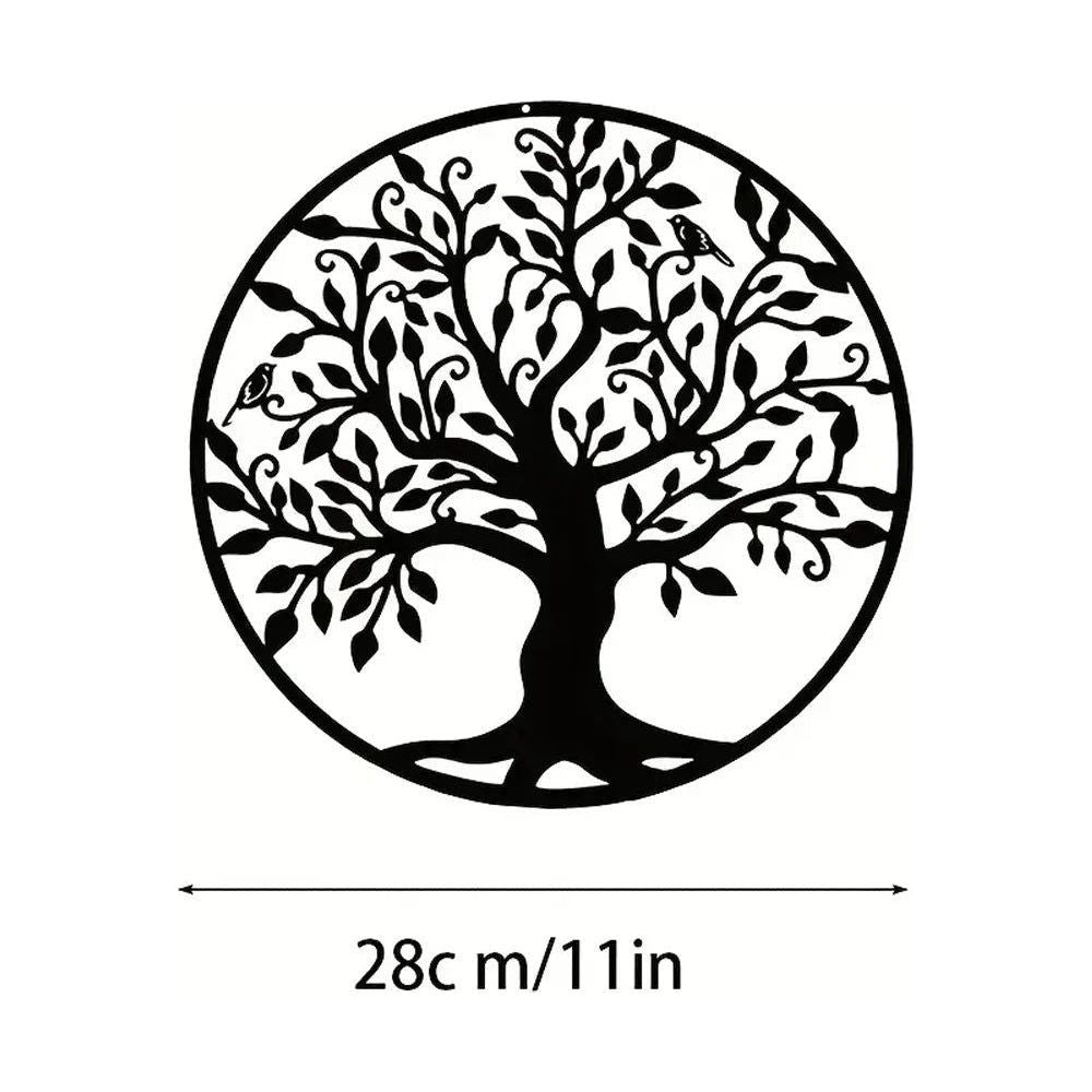 Livets Träd Metallkonst - Hängande Metall Yggdrasil Vägghängen Carvallo