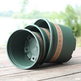 Robust planter av plast – Väderbeständig blomkruka för trädgård och balkong Carvallo