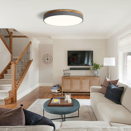 Taklampa Modern Trä LED Infälld Carvallo