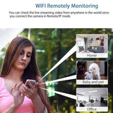 Trådlös Övervakningskamera Inomhus 1080p HD med WiFi och Nattvision Hemnix