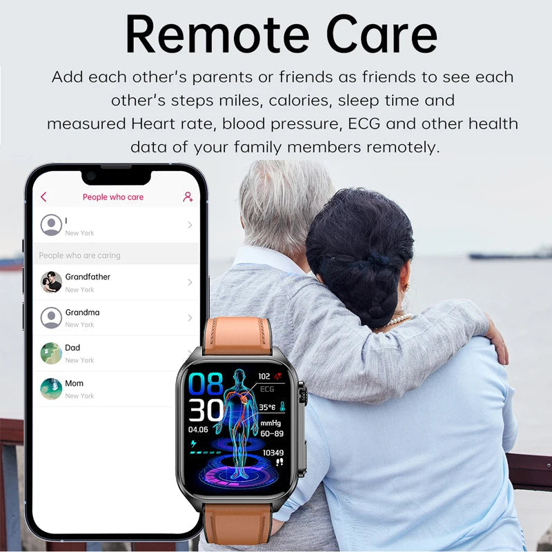 Hälsoklocka - #2024 Uppgraderad Allt-i-ett Vattentät Smart Hälsoklocka Carvallo