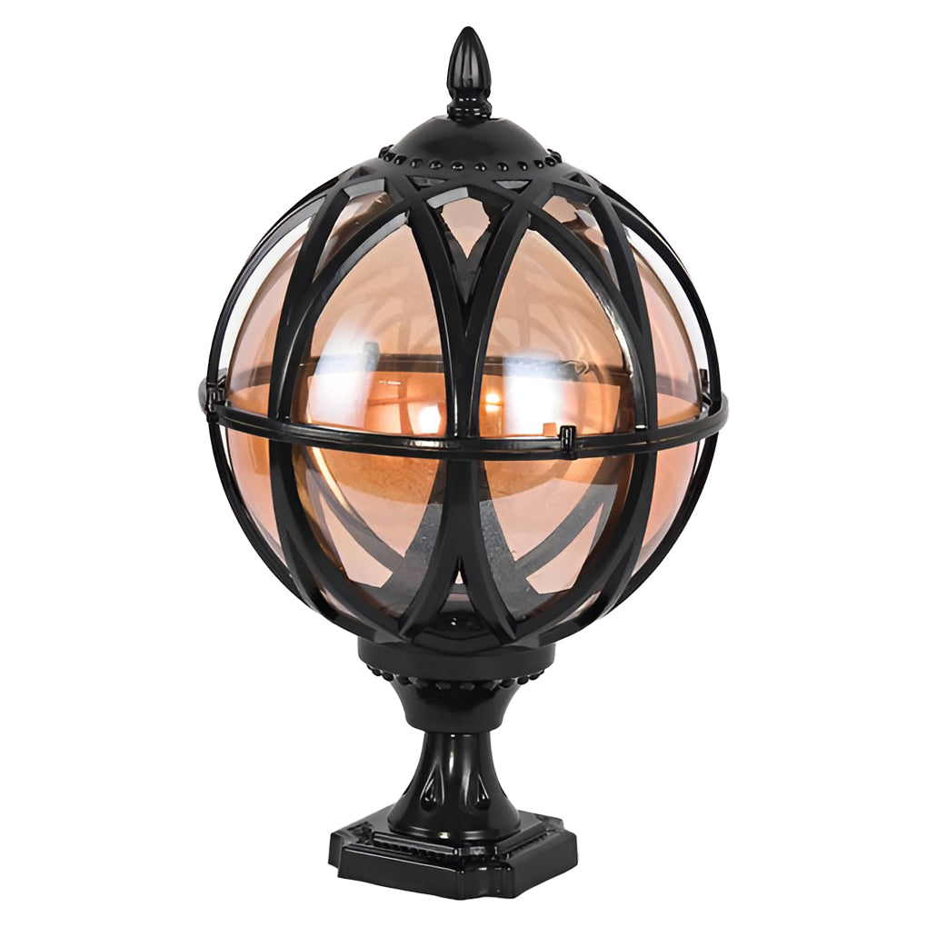 Utomhusvägglampa Vintage Glaslykta Carvallo