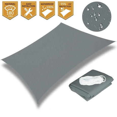 Rektangulärt Vattentät Solsegel-Kök-BB-Hemnix