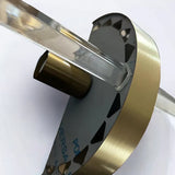 Lyxig Kristallvägglampa | Rostfritt Stål | Modern Vardagsrumsväggsbehäng | Brick by Brick Carvallo