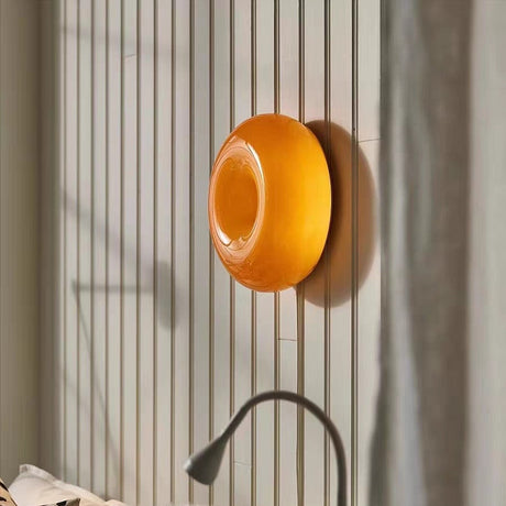 Vägglampa Modern Glas Rund Vägglampa Carvallo