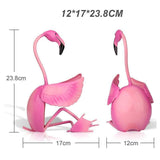 Carvallo – Finurlig Flamingo-vinflaskhållare med invecklade dekorativa detaljer Carvallo