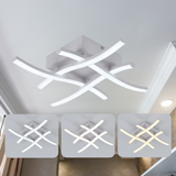 BrightEase LED Taklampa - Modern Design, Dimbar, 24W, Tre-färgsljus Carvallo
