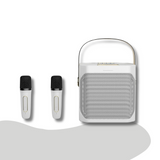 Carvallo – Bärbar karaokehögtalare med omslutande ljud och trådlösa mikrofoner Carvallo