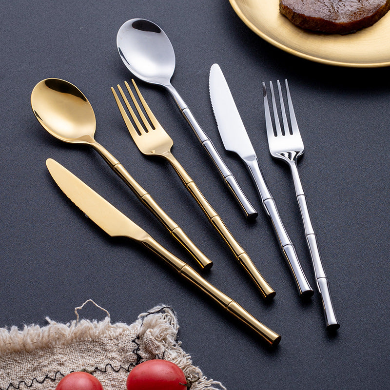 Aldomara Gold & Silver Rostfritt Stål Bestickset Carvallo