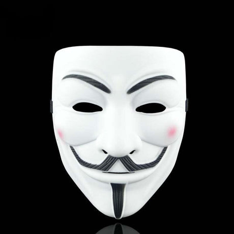 V For Vendetta Mask-Utklädnad-BB-Vit 2-Hemnix
