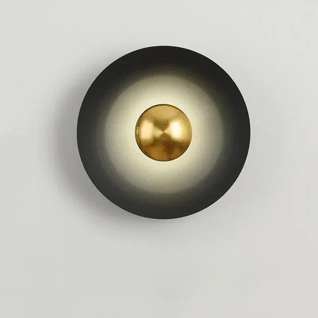 RundSkina - Modern Rund Vägglampa Carvallo